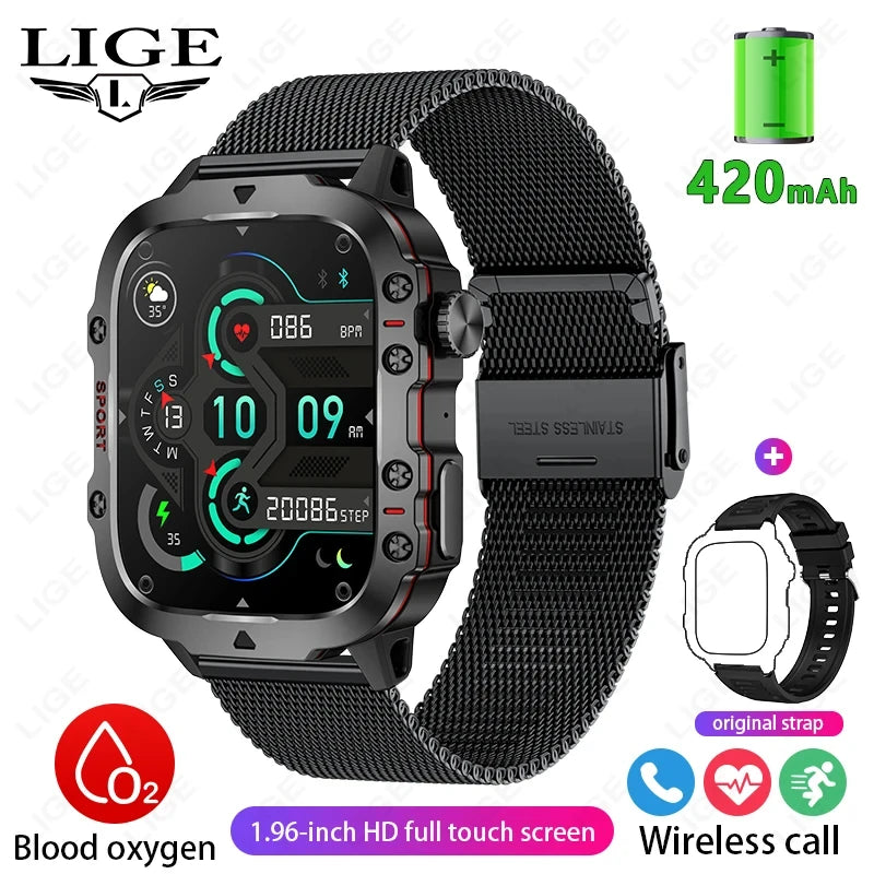 LIGE TitanForce — The Ultimate Power Smartwatch