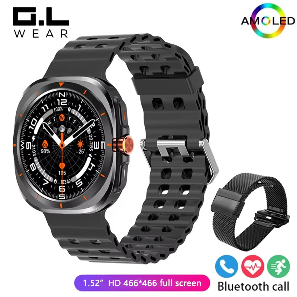 GL WEAR Horizon Pro — Premium Design Smartwatch with AMOLED Display