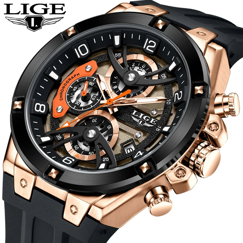 LIGE Titan Force Chronograph — Power Meets Precision