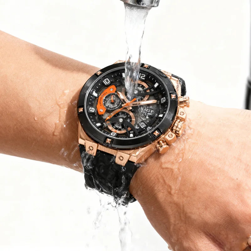 LIGE Titan Force Chronograph — Power Meets Precision