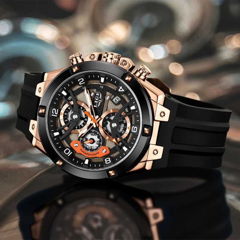 LIGE Titan Force Chronograph — Power Meets Precision