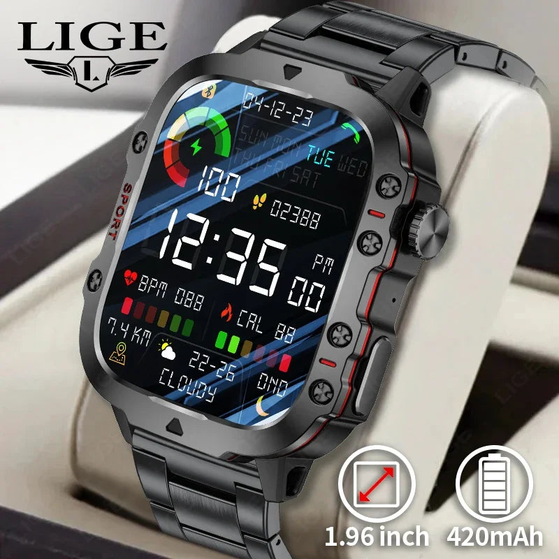 LIGE TitanForce — The Ultimate Power Smartwatch