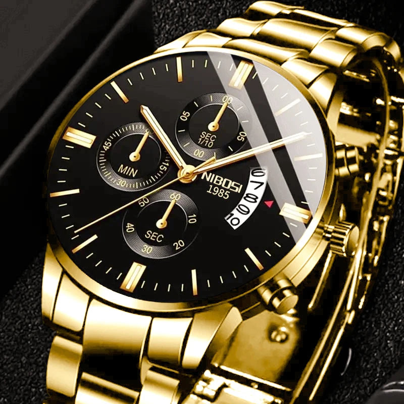 NIBOSI Gold Prestige — Timeless Luxury, Modern Power